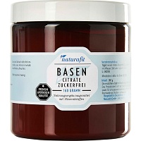 NATURAFIT Basencitrate zuckerfrei Pulver - 160g