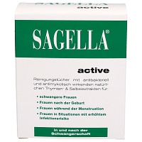 SAGELLA active Reinigungstücher - 10St - Intimpflege