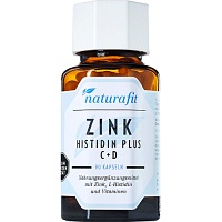 NATURAFIT Zink Histidin plus C+D Kapseln - 90St