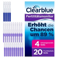 CLEARBLUE Fertilitätsmonitor Teststäbchen 20+4 - 24St - Fruchtbare Tage