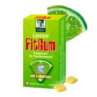 LEMON FITGUM L-Carnitin Kaugummi - 2X8St - Bonbons zuckerfrei
