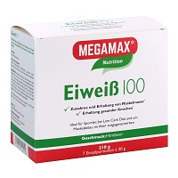 EIWEISS 100 Himbeer Megamax Pulver - 7X30g