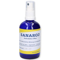 SANARGO kolloidales Silber Sprühflasche - 100ml - Hautpflege