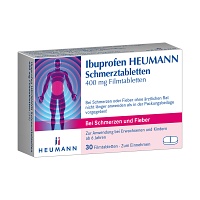 IBUPROFEN Heumann Schmerztabletten 400 mg - 30St - Kopfschmerzen und Migräne