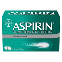 ASPIRIN 500 mg überzogene Tabletten - 80St - Kopfschmerzen und Migräne