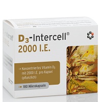 D3-INTERCELL 2.000 I.E. Kapseln - 180St