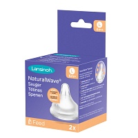 LANSINOH NaturalWave Sauger L - 2St