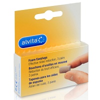 ALVITA Ohrstöpsel Schaumstoff - 6St