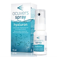 OCUVERS spray hyaluron Augenspray mit Hyaluron - 15ml - Gegen trockene Augen