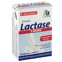 LACTASE 14.000 FCC Tabletten im Spender - 80St - Lactoseintoleranz
