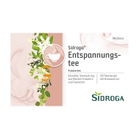 SIDROGA Wellness Entspannungstee Filterbeutel - 20X1.75g - Wohlfühl & Vitaltees