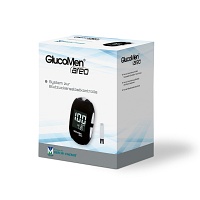 GLUCOMEN areo Blutzuckermessgerät Set mmol/l - 1St