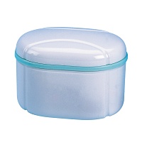 GEBISS-PROTHESENBOX 3teilig Sieb Deckel Lactona - 1St