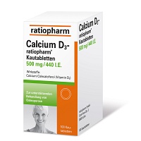 CALCIUM D3-ratiopharm Kautabletten - 100St