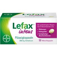 LEFAX intens Flüssigkapseln 250 mg Simeticon - 50St - Blähungen & Krämpfe