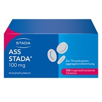 ASS STADA 100 mg magensaftresistente Tabletten - 100St - Blutverdünnung