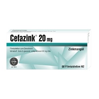 CEFAZINK 20 mg Filmtabletten - 60St