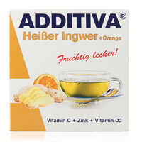 ADDITIVA heißer Ingwer+Orange Pulver - 120g