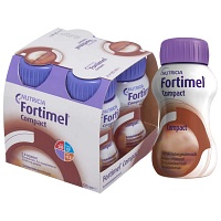 FORTIMEL Compact 2.4 Schokoladengeschmack - 4X125ml - Spezielle Aufbaunahrung
