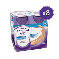 FORTIMEL Compact 2.4 kcal Cappuccinogeschmack - 8X4X125ml