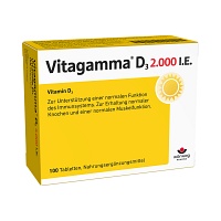 VITAGAMMA D3 2.000 I.E. Vitamin D3 NEM Tabletten - 100St - Vitamine