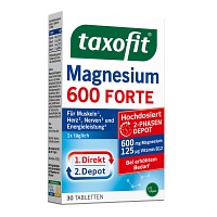 TAXOFIT Magnesium 600 FORTE Depot Tabletten - 30St