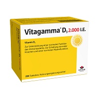 VITAGAMMA D3 2.000 I.E. Vitamin D3 NEM Tabletten - 200St - Vitamine