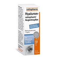 HYALURON-RATIOPHARM Augentropfen - 10ml - Gegen trockene Augen