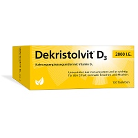 DEKRISTOLVIT D3 2000 I.E. Tabletten - 120St - Calcium & Vitamin D3
