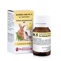 Schüßler Salz Nr. 5 für Heimtiere Kalium phosphoricum D6