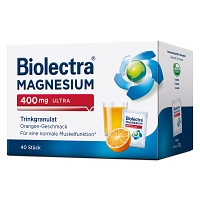 BIOLECTRA Magnesium 400 mg ultra Trinkgran.Orange - 40St - Magnesium