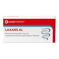 LAXANS AL magensaftresistente überzogene Tabletten - 30St - Abführmittel