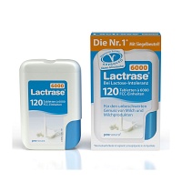 LACTRASE 6.000 FCC Tabletten im Klickspender - 120St - Lactoseintoleranz