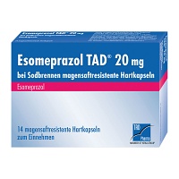 ESOMEPRAZOL TAD 20 mg bei Sodbrennen msr.Hartkaps. - 14St - Saurer Magen