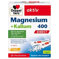 DOPPELHERZ Magnesium+Kalium DIRECT Portionsbeutel - 20St - Muskel & Gelenkschmerzen