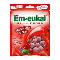 EM-EUKAL Gummidrops Wildkirsche-Salbei zuckerhalt. - 90g