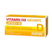 VITAMIN D3 HEVERT 2000 I.E. Tabletten - 60St - Calcium & Vitamin D3