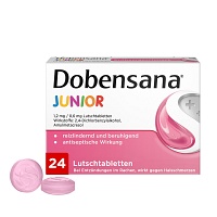 DOBENSANA Junior 1,2mg/0,6mg Lutschtabletten - 24St - Halsschmerzen