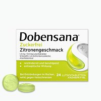 DOBENSANA zuckerfrei Zitronengesc.1,2mg/0,6mg Lut. - 24St - Halsschmerzen
