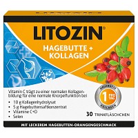 LITOZIN Hagebutte+Kollagen Trinkfläschchen - 30X25ml - Rheuma & Arthrose