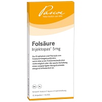 FOLSÄURE INJEKTOPAS 5 mg Injektionslösung - 10St