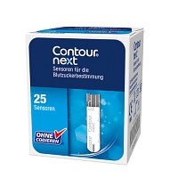 CONTOUR Next Sensoren Teststreifen - 1X25St - Blutzucker-Teststreifen