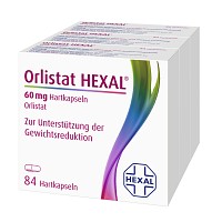 ORLISTAT HEXAL 60 mg Hartkapseln - 3X84St - Gewichtsreduktion