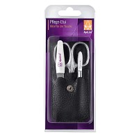 APOLINE Manicure Etui 3teilig schwarz - 1St