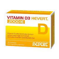 VITAMIN D3 HEVERT 2000 I.E. Tabletten - 120St - Calcium & Vitamin D3
