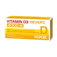 VITAMIN D3 HEVERT 4000 I.E. Tabletten - 60St - Calcium & Vitamin D3