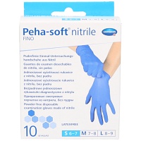 PEHA-SOFT nitrile fino Unt.Hands.unsteril pf S - 10St