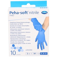 PEHA-SOFT nitrile fino Unt.Hands.unsteril pf L - 10St