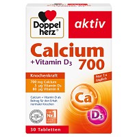 DOPPELHERZ Calcium 700+Vitamin D3 Tabletten - 30St - Calcium & Vitamin D3
