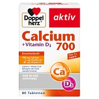 DOPPELHERZ Calcium 700+Vitamin D3 Tabletten - 80St - Calcium & Vitamin D3